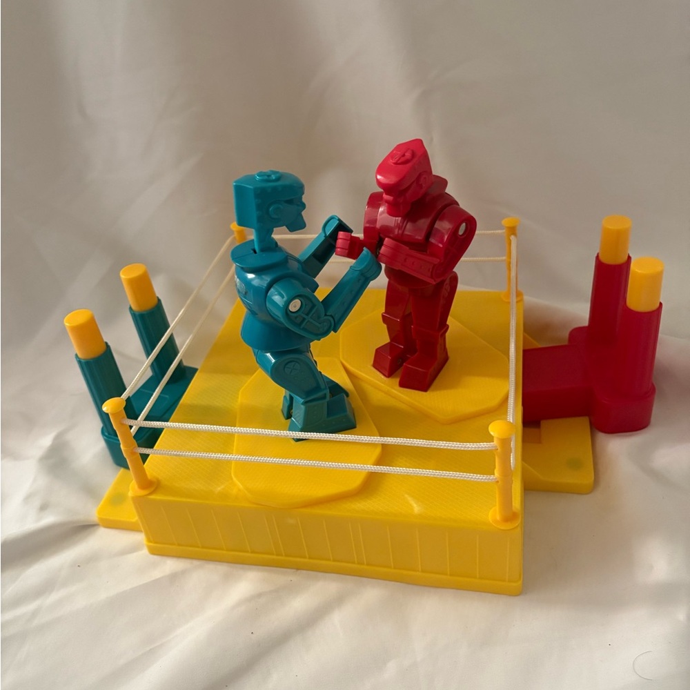 Robots Game - Red and Blue, Rock ‘Em Sock ‘Em Robots, Fighting Game Toy